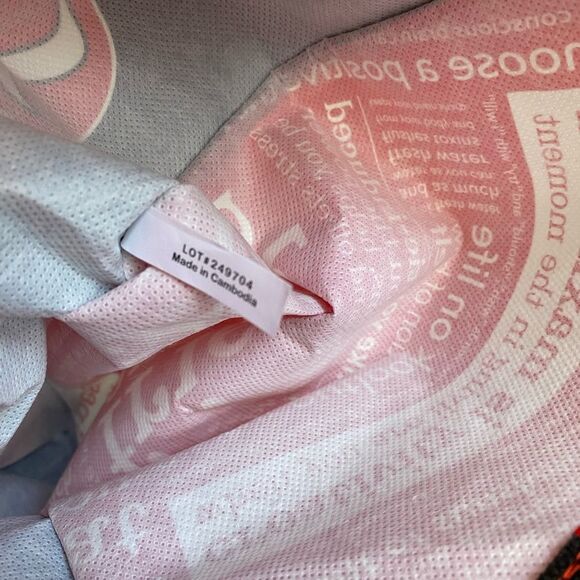 Lululemon Lot of 2 Reusable Shopping Gift Bag Totes Large Small Red / White - Picture 8 of 14